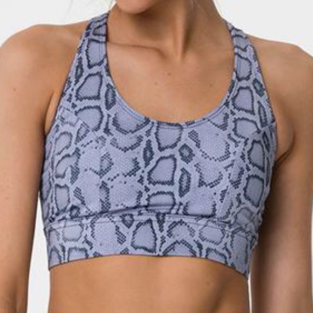 NEW WITH TAGS Onzie snakeprint bra